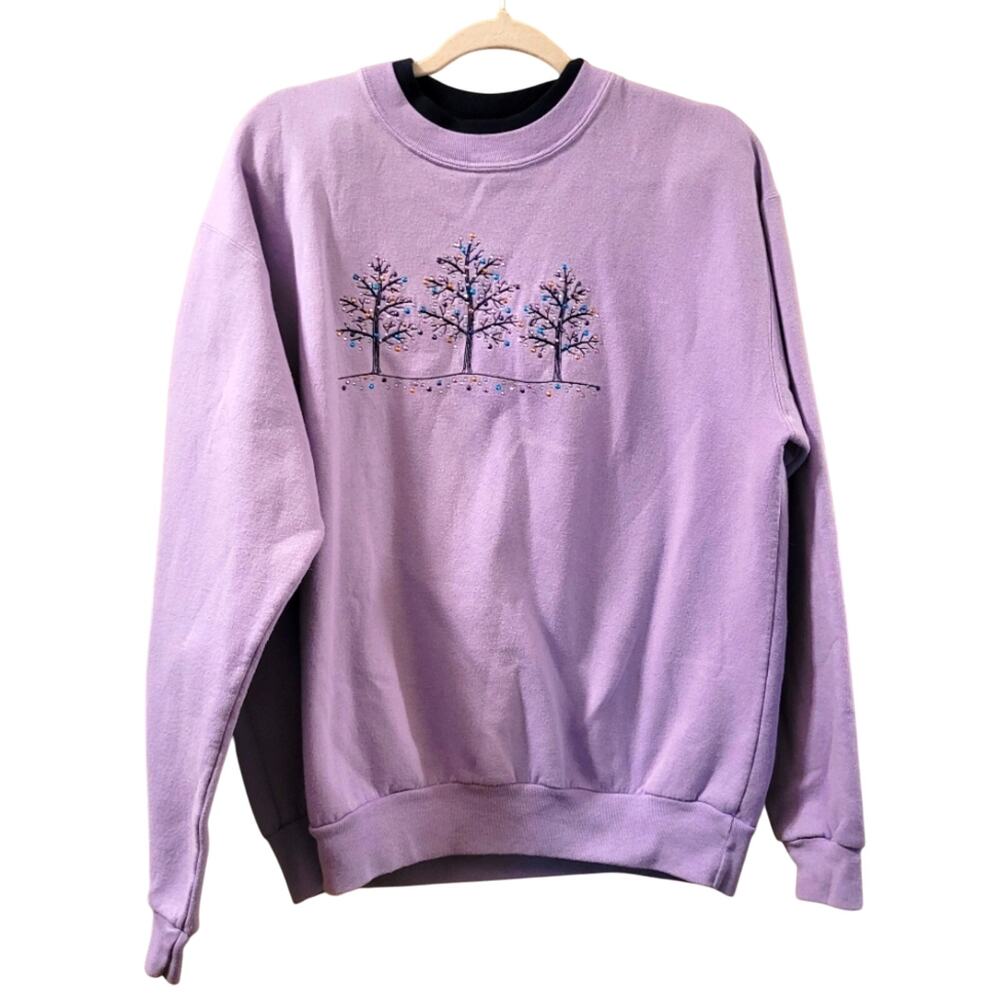 Vintage Lavender Crew Neck Sweater